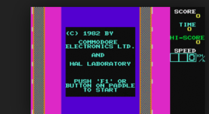 Le Mans Commodore 64 title screen