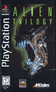 "Alien Trilogy" US PlayStation box art