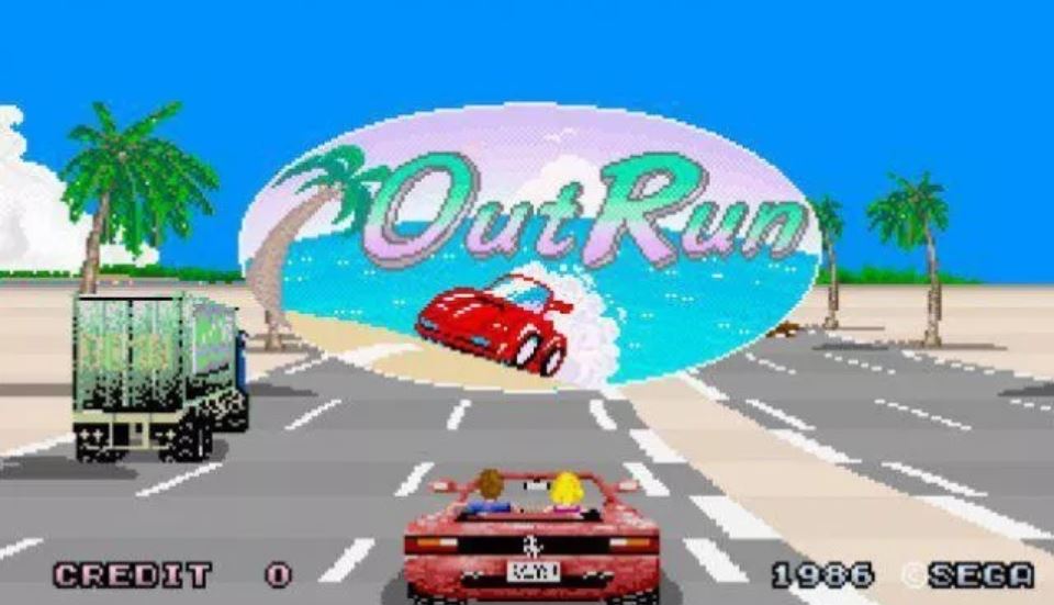 arcade racing outrun title page
