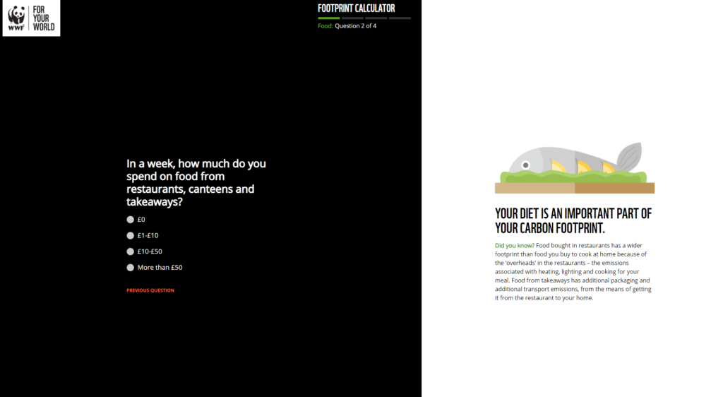 WWF Carbon Footprint Calculator